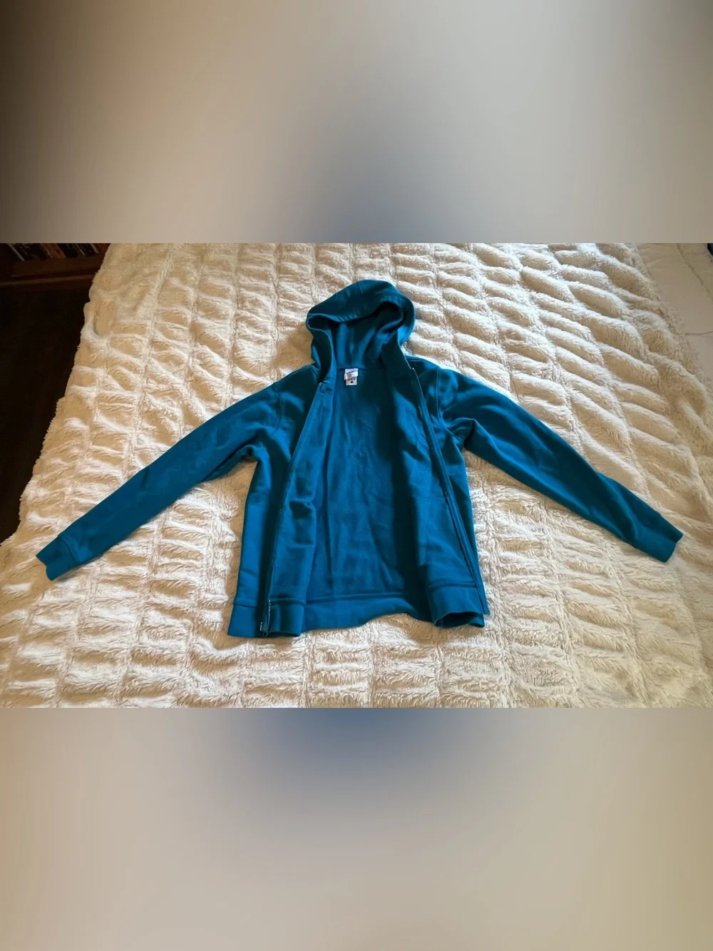 Hanna Andersson Blue Zip-up Hoodie & Joggers Set Kids Girls Boys Size 12